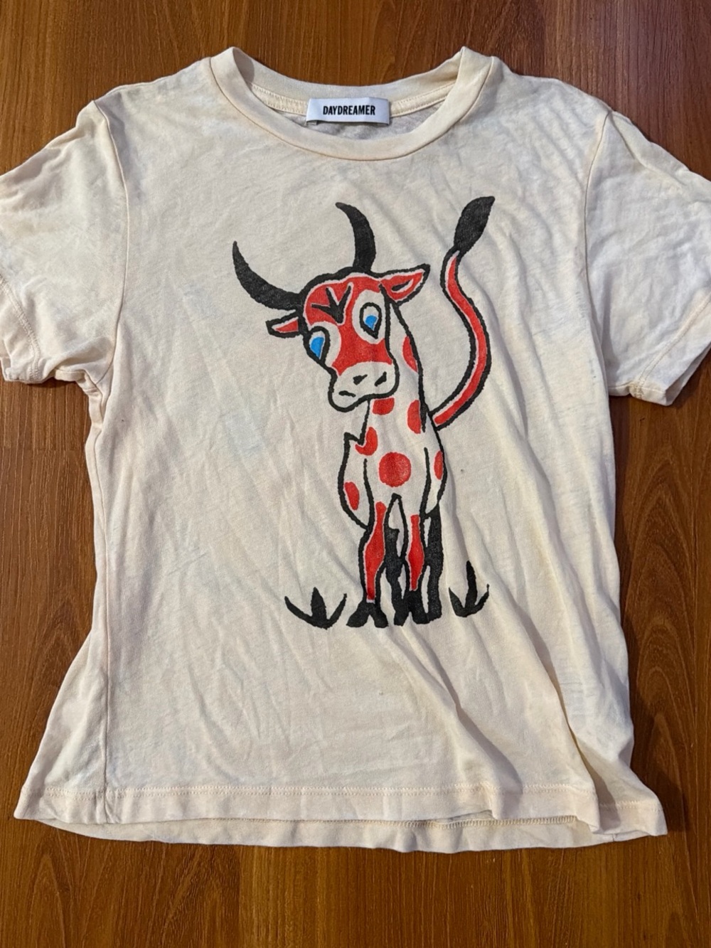 Daydreamer Cow Short Sleeve Tee